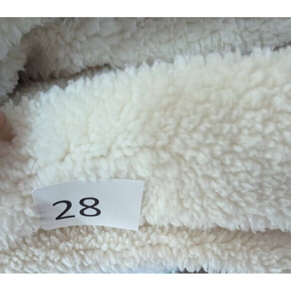Koolabura Ugg Women Jacket Medium‎ Sherpa Fleece Shawl Collar Open Front Warm - Picture 10 of 10